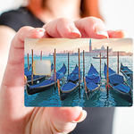 Venice, the gondolas - credit card sticker