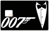 Bond 007 - bank card sticker