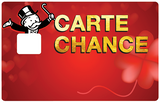 Carte Chance- sticker for credit card, 2 credit card formats available