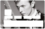 Tribute to David Bowie - sticker for bank card, 2 bank card formats available
