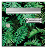 Sticker for letterbox, Tropical plants