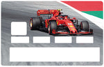 Formula 1, the 16- bank card sticker