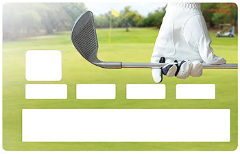 Golf- credit card sticker