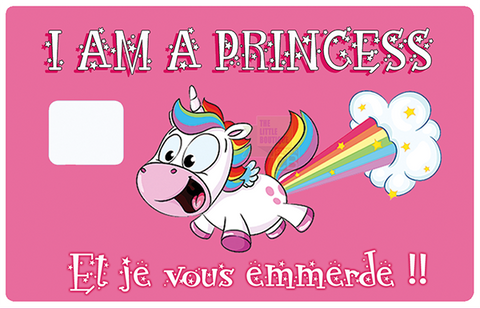 I am a Princess ..- bank card sticker