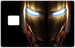 Tribute to Iron Man - credit card sticker, 2 credit card sizes available