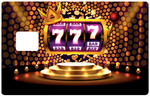 Jackpot 777- credit card sticker, 2 credit card formats available