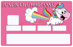 I am a Princess.. - credit card sticker, 2 credit card formats available