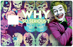 The JOKER - credit card sticker, 2 credit card formats available