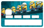 Tribute to minions Lunch at Rockefeller center - credit card sticker