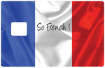 So French! - credit card sticker, 2 credit card formats available