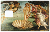 Botticelli, The Birth of Venus - credit card sticker, 2 credit card sizes available