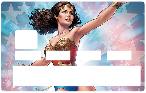 Tribute to Wonder Woman NTM - credit card sticker, 2 credit card sizes available