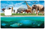 Terre des Animaux - credit card sticker, 2 credit card formats available