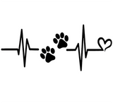 My heart beats for animals, available in 10 colors