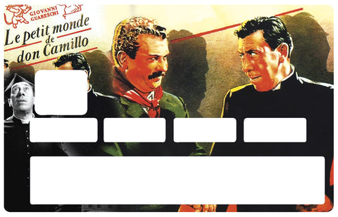Don Camillo, limited edition of 100 credit card stickers, 2 credit card formats available