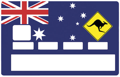 Australian symbol - bank card sticker