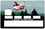 I want to believe- bank card sticker