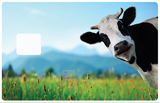 La Vache - credit card sticker, 2 credit card formats available
