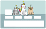 Unicorns do exist! - credit card sticker, 2 credit card formats available