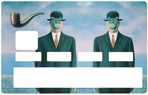 Tribute to Magritte, limited edition of 100 copies - credit card sticker