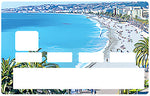 NICE, la baie des Anges - credit card sticker, 2 credit card formats available