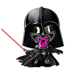 Sticker, Baby on board! Baby Darth Vader Pink