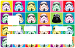 Stormtrooper by Andy Warhol - credit card sticker, 2 credit card sizes available