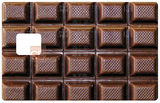 Chocolate bar - credit card sticker, 2 credit card formats available
