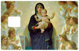 The Virgin and Child - credit card sticker, 2 credit card formats available